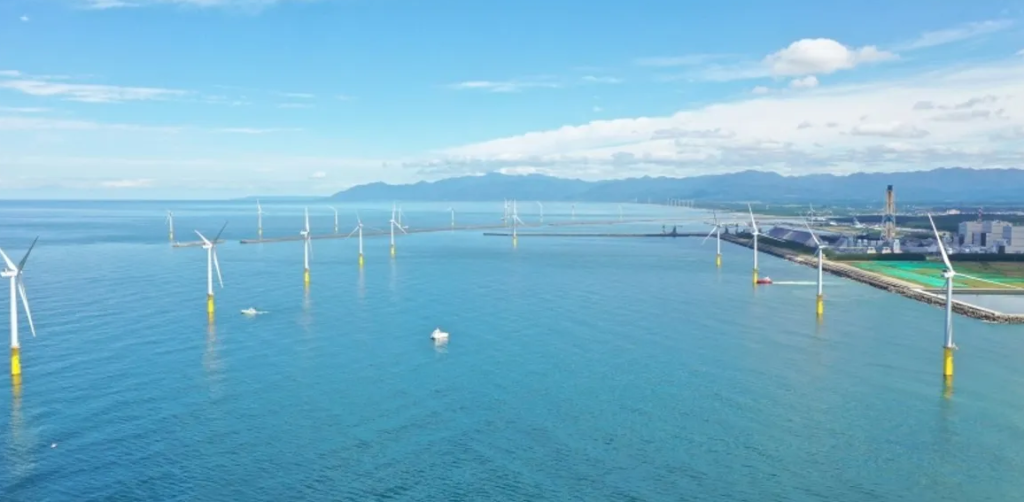 Открыта первая морская ветроэлектростанция Японии